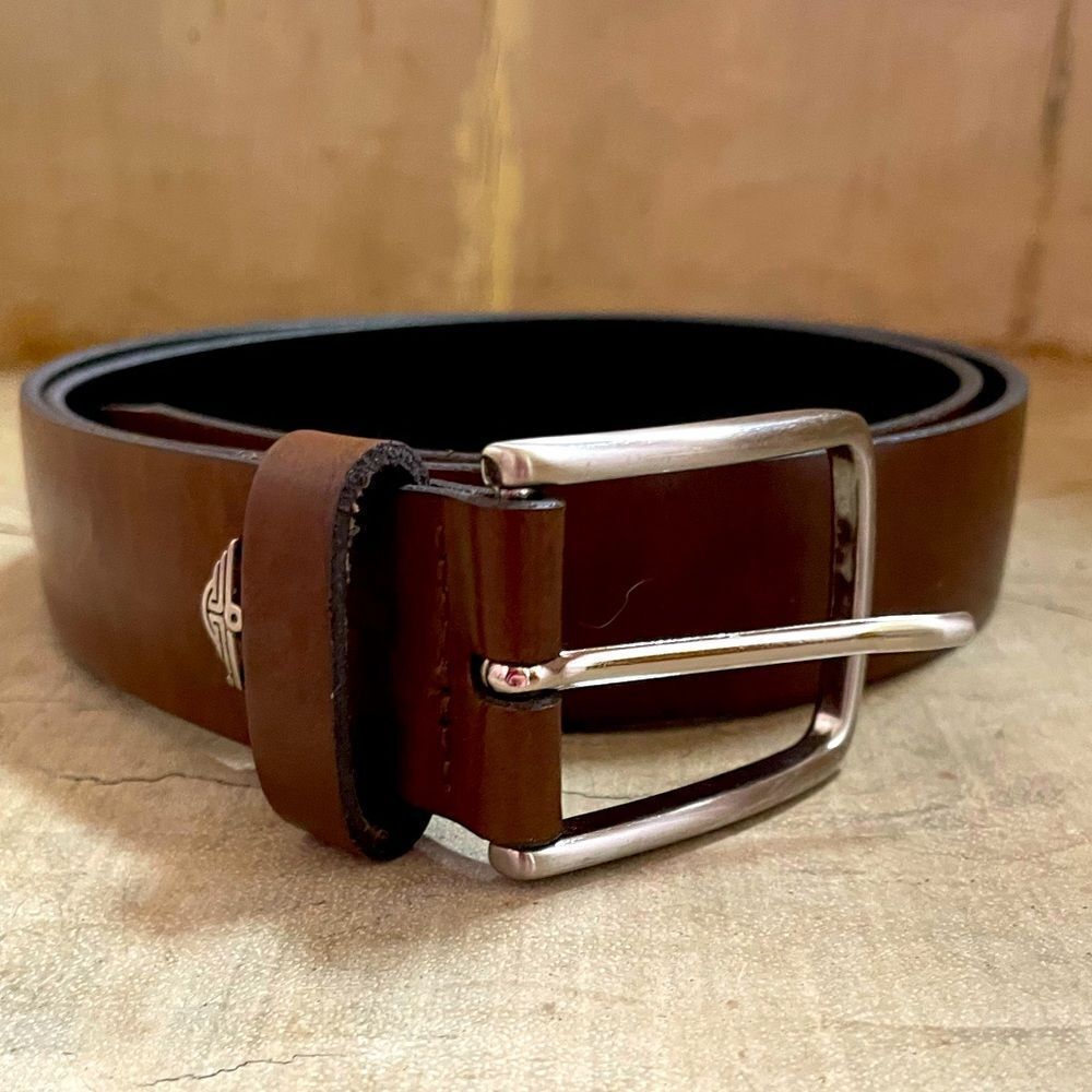 Men's Brown Leather Belt by Dockers 38